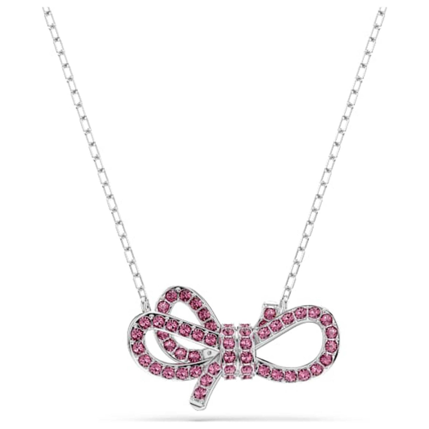 Front view of Swarovski Lifelong Bow Women's Necklace 5723556