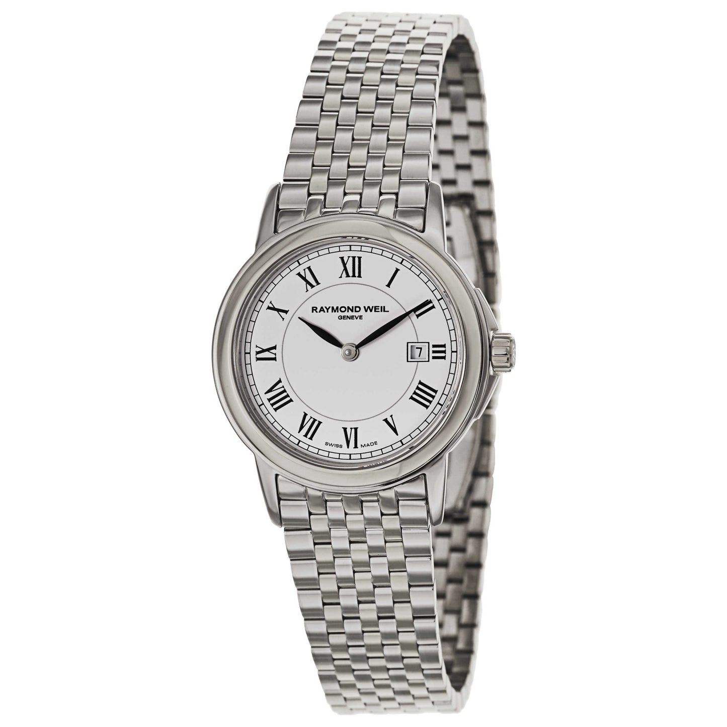 Front view of Raymond Weil Tradition Women's Swiss Quartz (Battery-Powered) Watch 5966-ST-00300