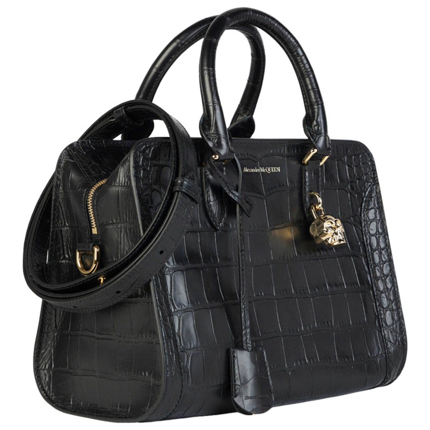Alexander McQueen Fashion Handbags 598799-DZT0G-1000-NS - Image #3