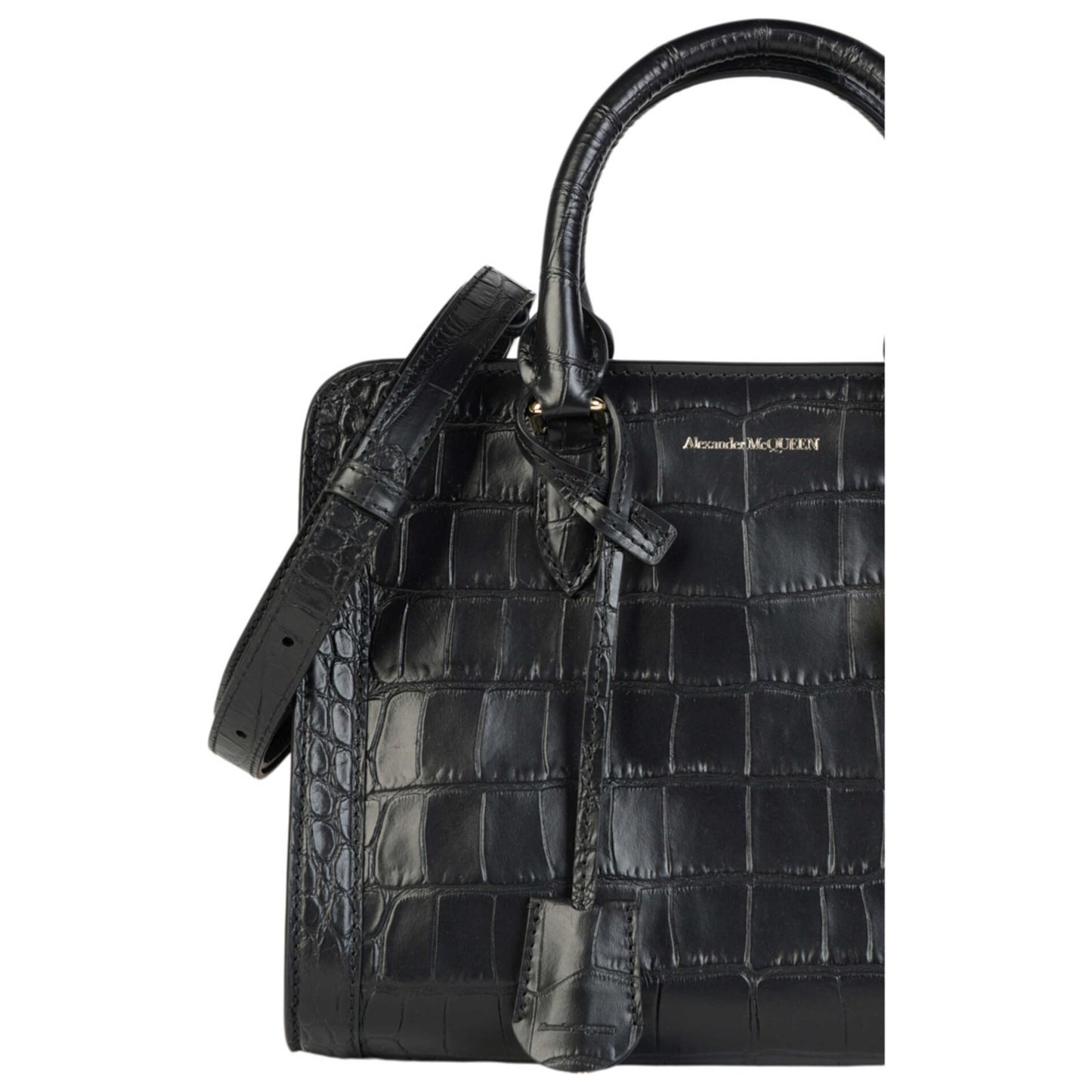 Alexander McQueen Fashion Handbags 598799-DZT0G-1000-NS - Image #4