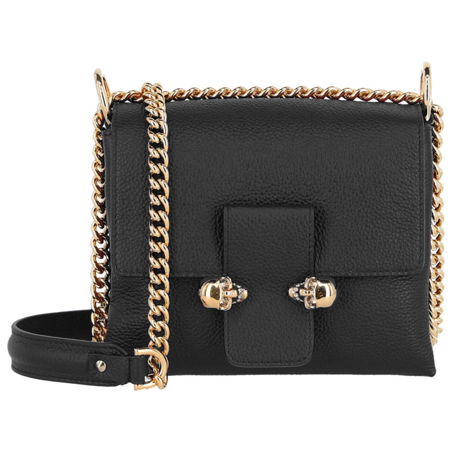Front view of Alexander Mcqueen Fashion Handbags 598802-BPT0G-1000-NS