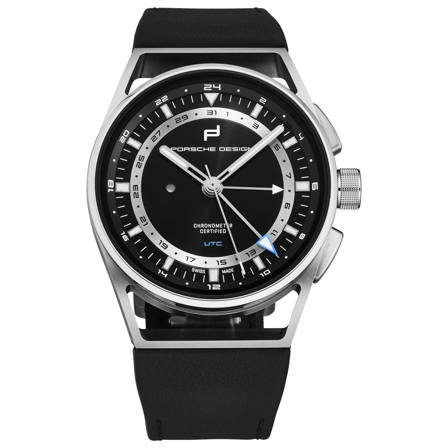 Front view of Porsche Globetimer Men's Automatic Watch 6023.4050.01072