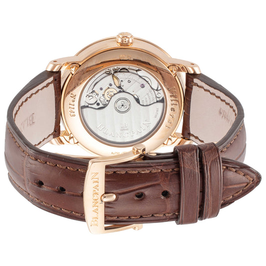 Back view of Blancpain Villeret Perpetual Men's Automatic Watch 6057-3642-55B