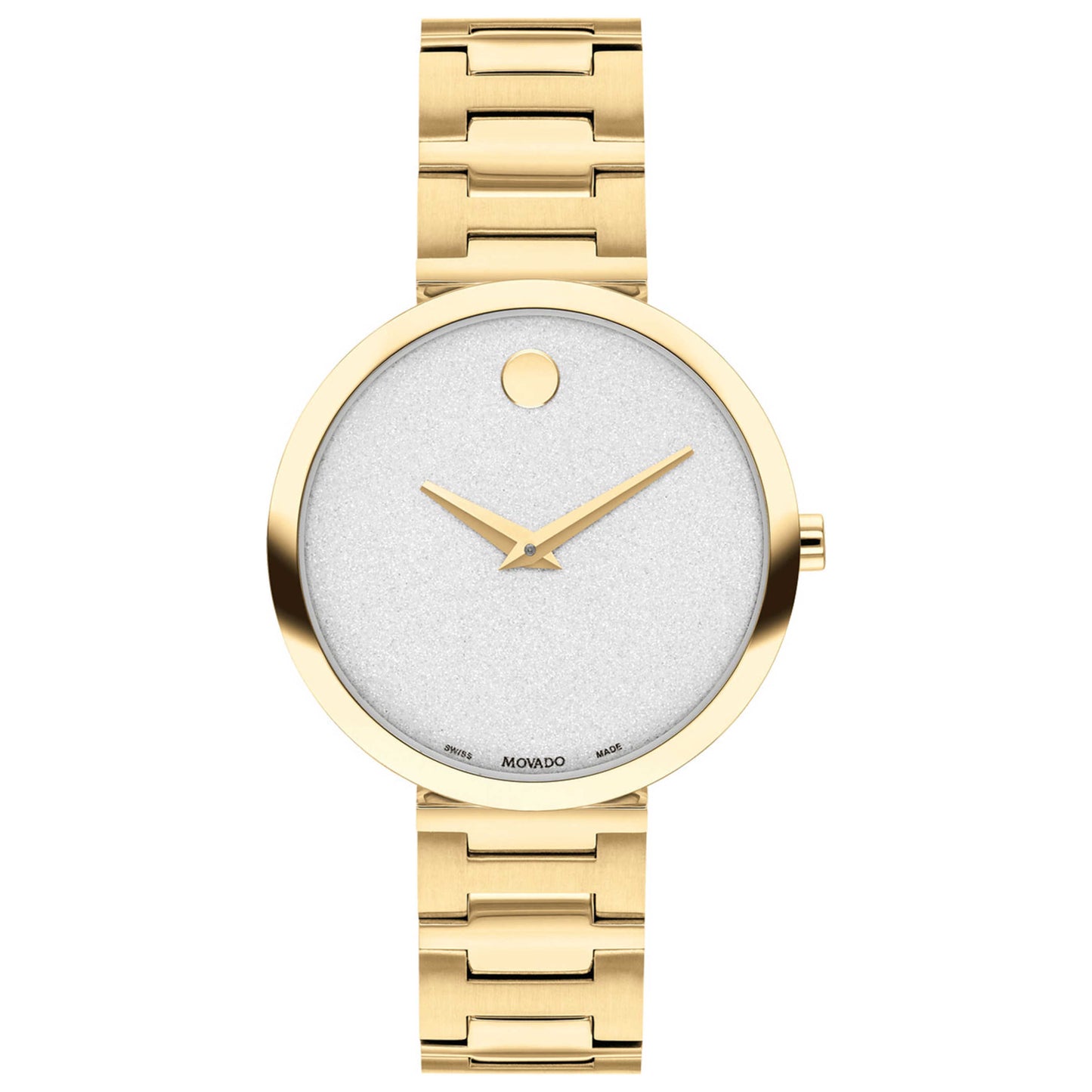 Front view of Movado Museum Classic Women's Quartz Watch 607519