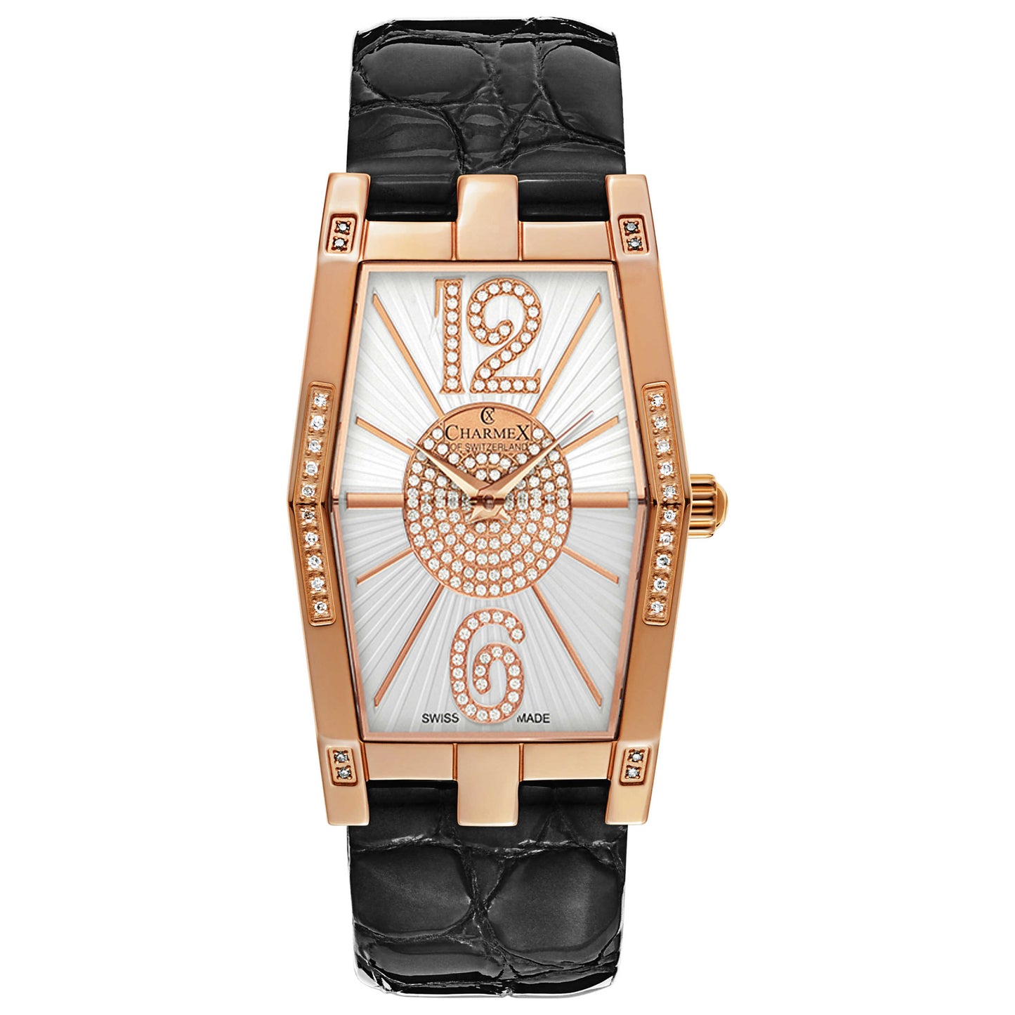 Front view of Charmex Nizza Women's Swiss Quartz (Battery-Powered) Watch 6075