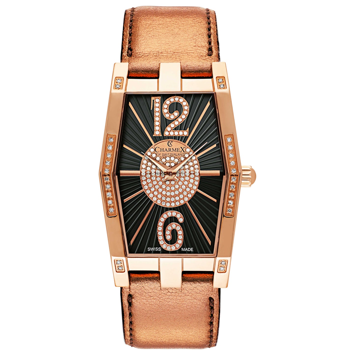 Front view of Charmex Nizza Women's Swiss Quartz (Battery-Powered) Watch 6078