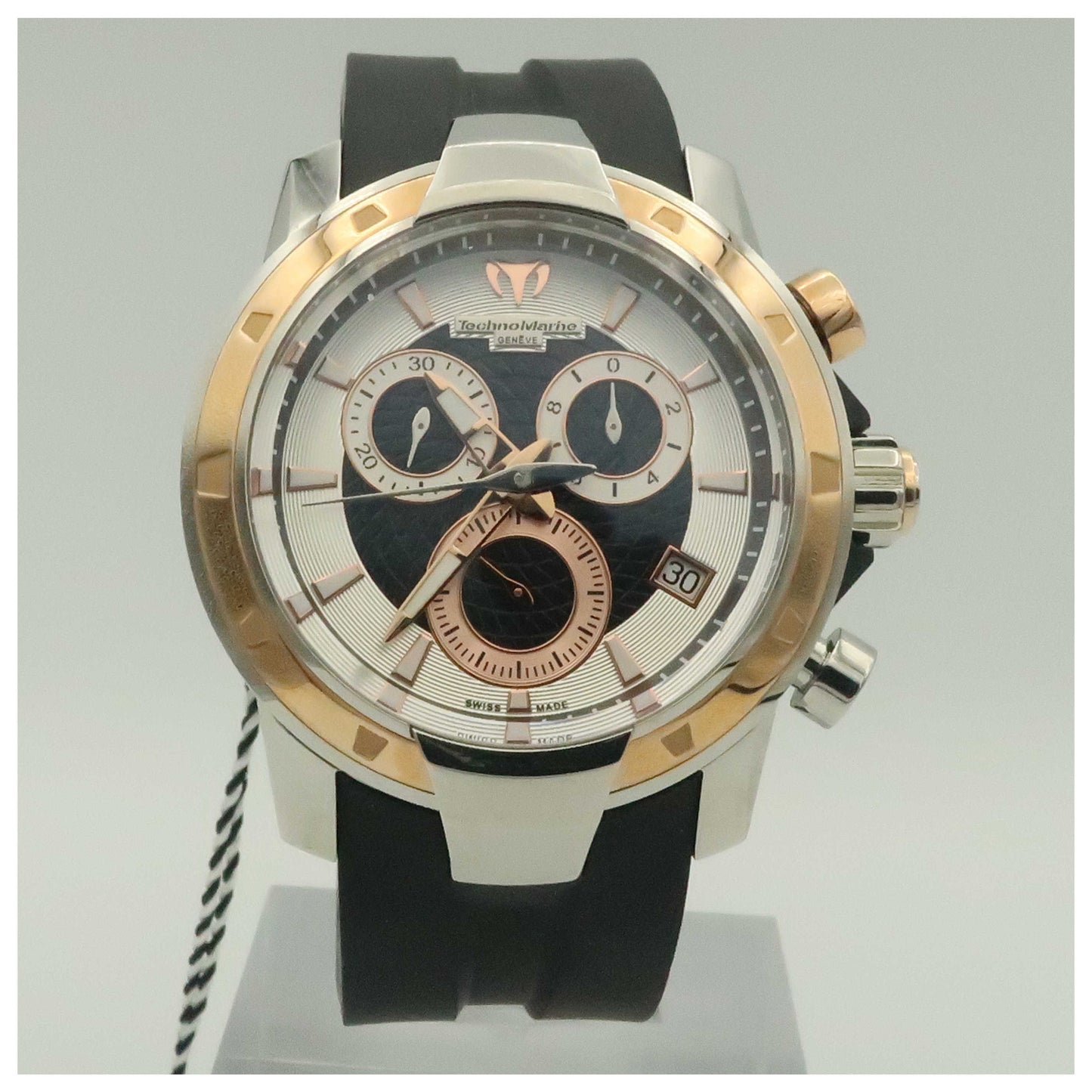 Front view of TechnoMarine UF6 Men's Swiss Quartz (Battery-Powered) Watch 609025-PO2