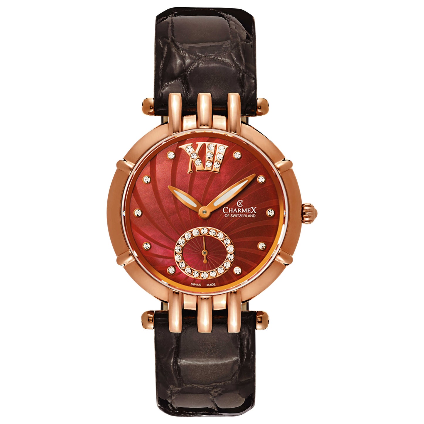 Front view of Charmex Pisa Women's Swiss Quartz (Battery-Powered) Watch 6128