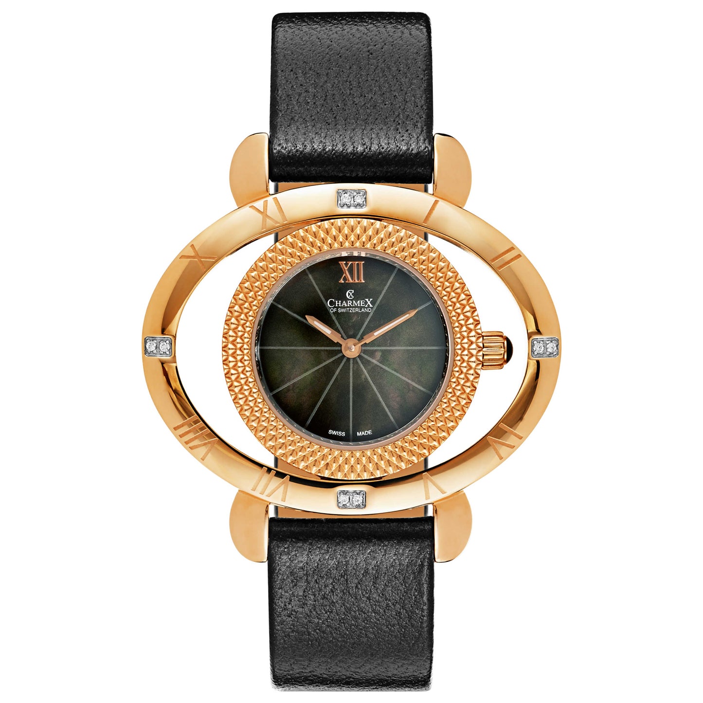 Front view of Charmex Florence Women's Swiss Quartz (Battery-Powered) Watch 6187