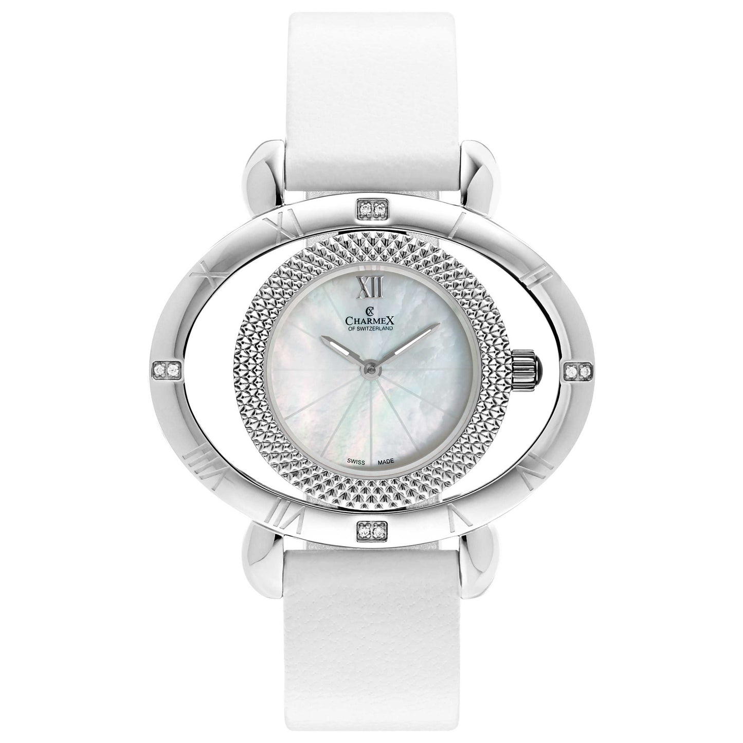 Front view of Charmex Florence Women's Swiss Quartz (Battery-Powered) Watch 6195