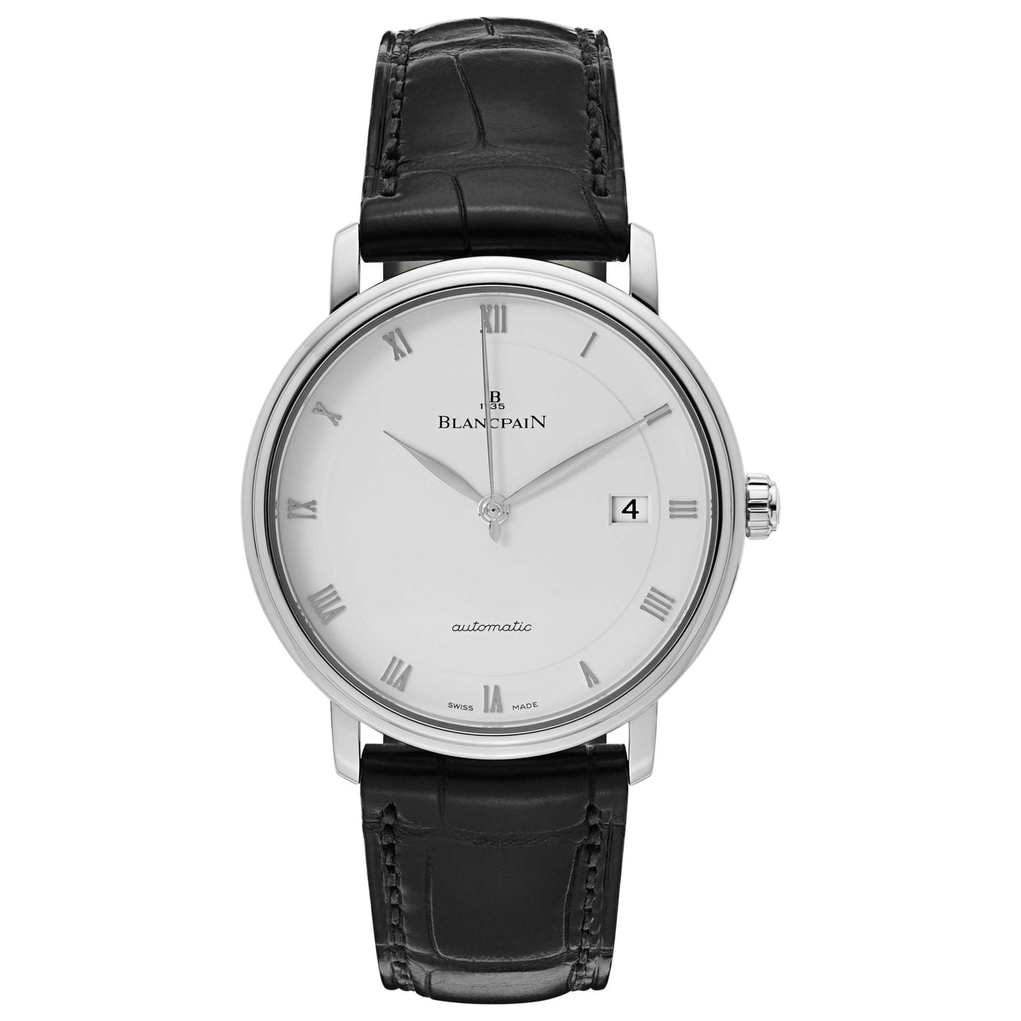 Front view of Blancpain Villeret Men's Automatic Watch 6223-1127-55B