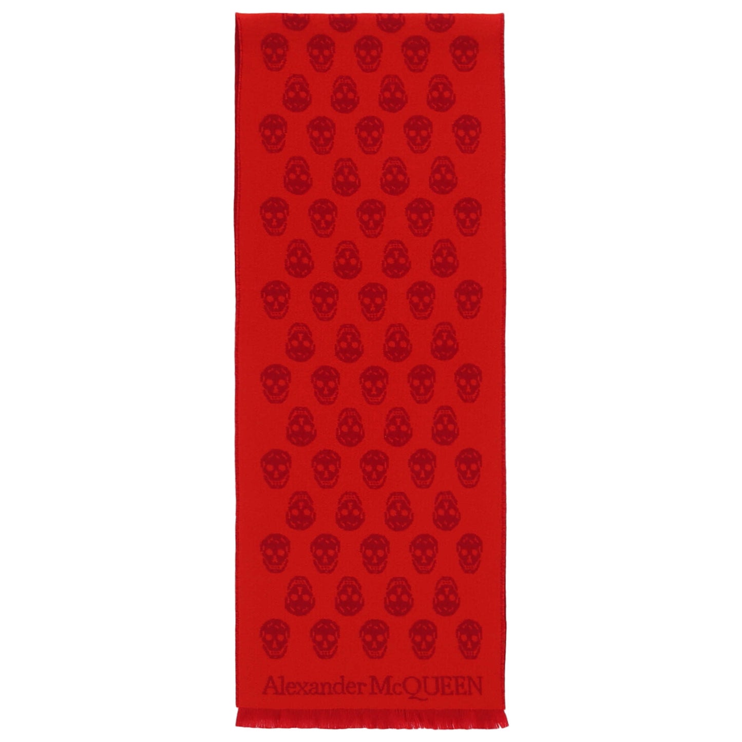 Front view of Alexander McQueen Fashion Scarves 624425-3D44Q-6473-NS