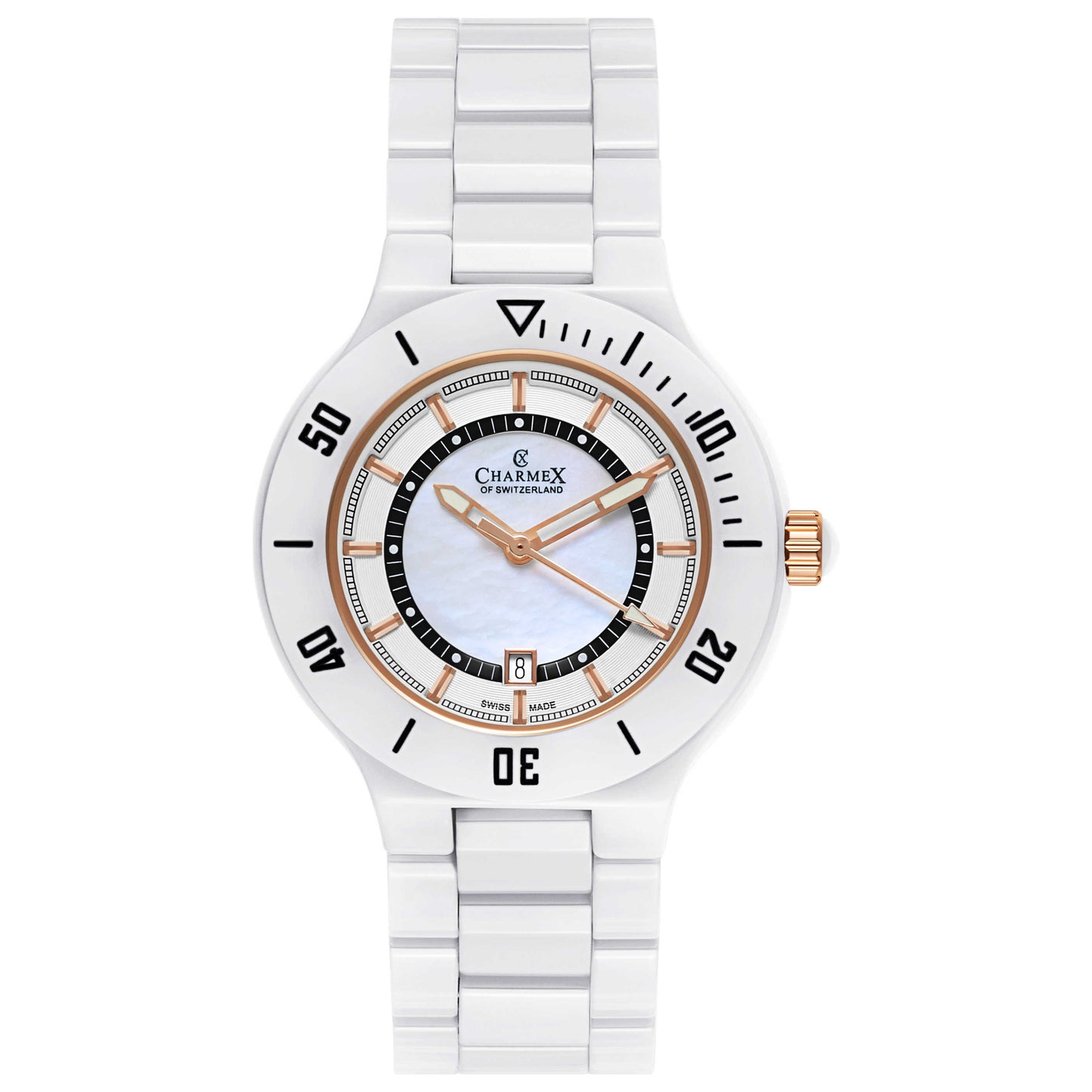 Front view of Charmex San Remo Women's Swiss Quartz (Battery-Powered) Watch 6315