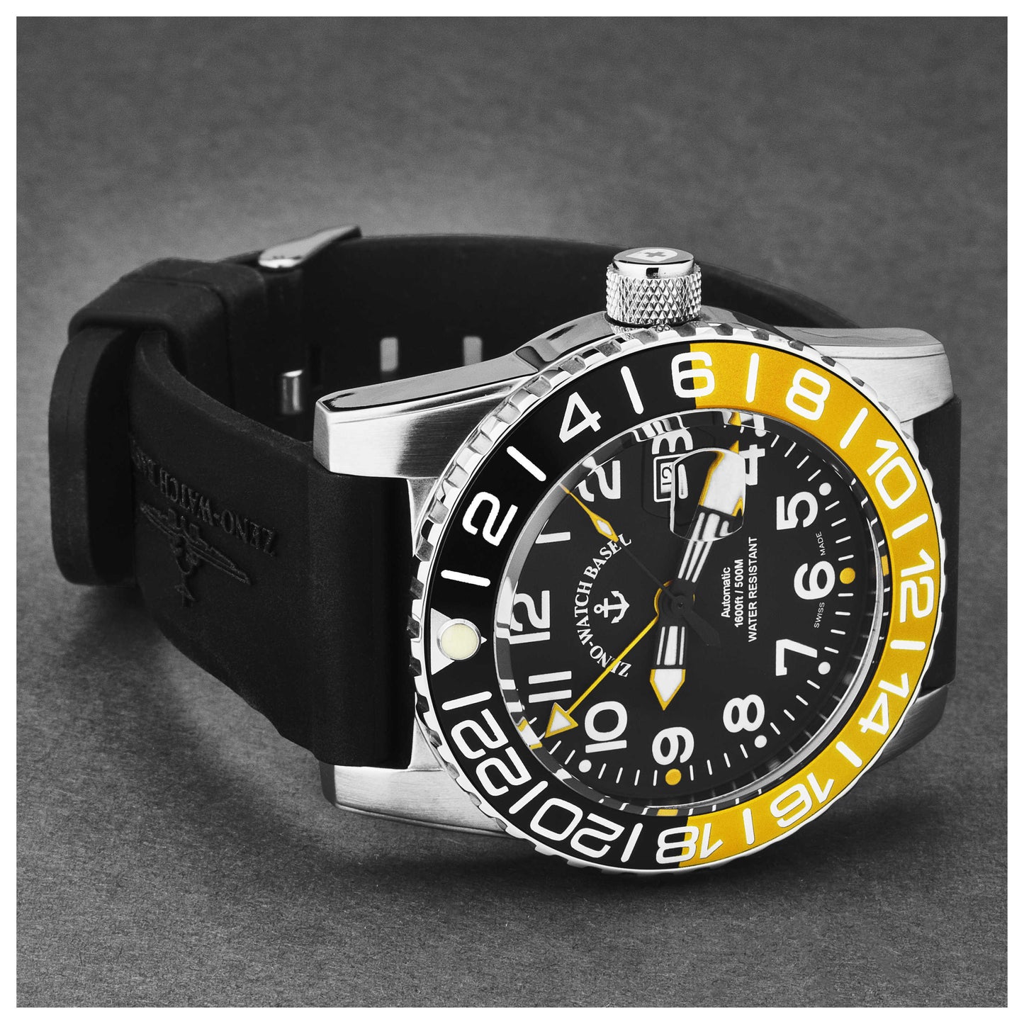 Zeno Airplane Diver Men's Automatic Watch 6349GMT-12-A1-9 - Image #8