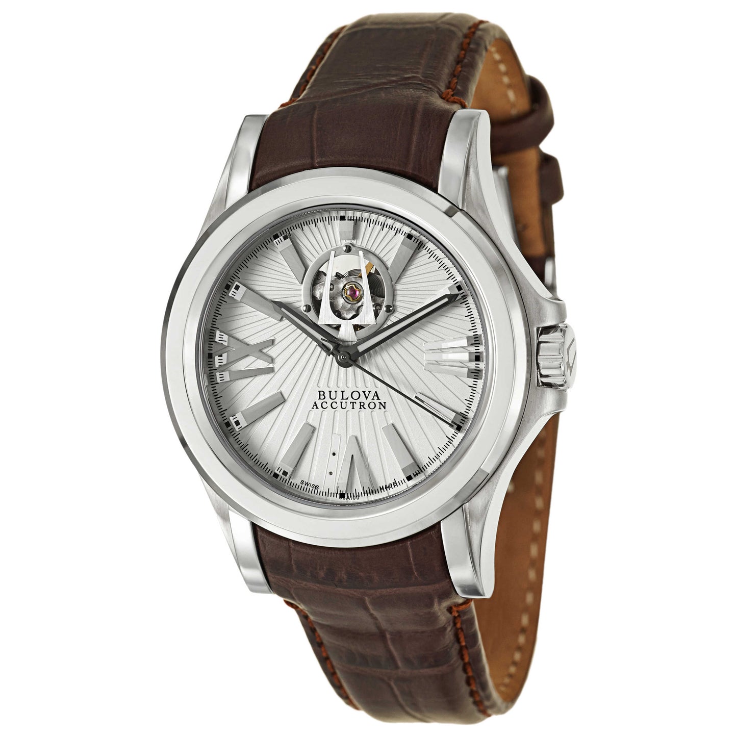 Front view of Bulova Accutron Kirkwood Men's Automatic Watch 63A100