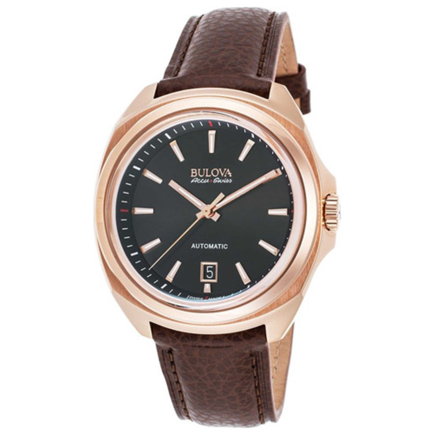 Front view of Bulova Telc Men's Automatic Watch 64B126