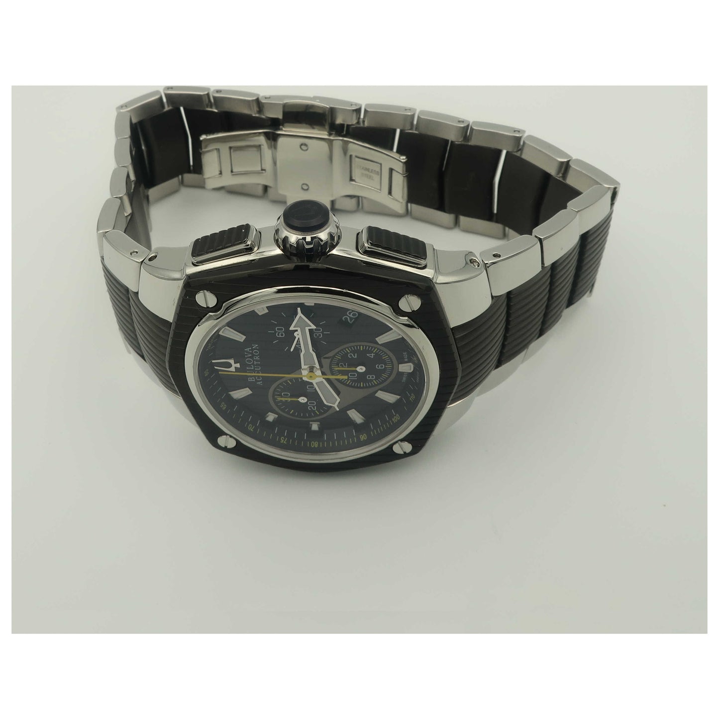 Bulova Accutron Corvara Men's Swiss Quartz (Battery-Powered) Watch 65B123-SDV - Image #8