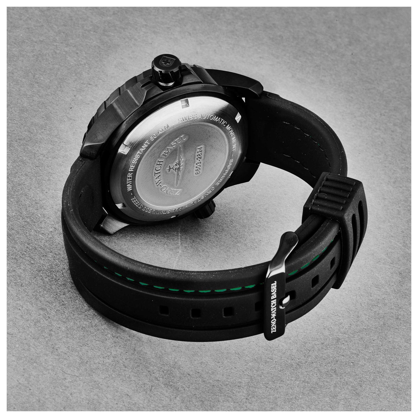 Zeno Divers Men's Automatic Watch 6603-BK-I18 - Image #5