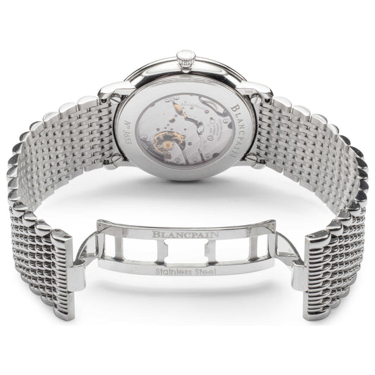 Back view of Blancpain Villeret Men's Manual-Wind Watch 6606-1127-MMB