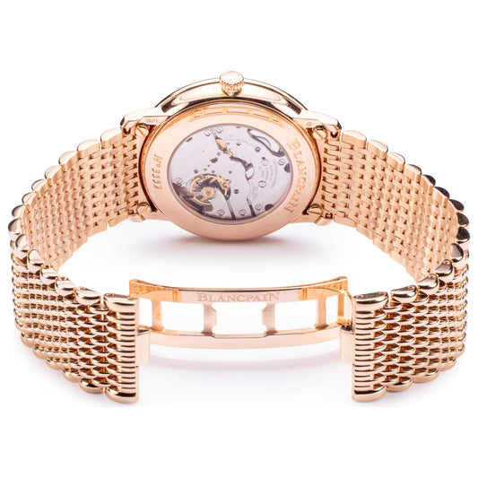 Back view of Blancpain Villeret Men's Manual-Wind Watch 6606-3642-MMB