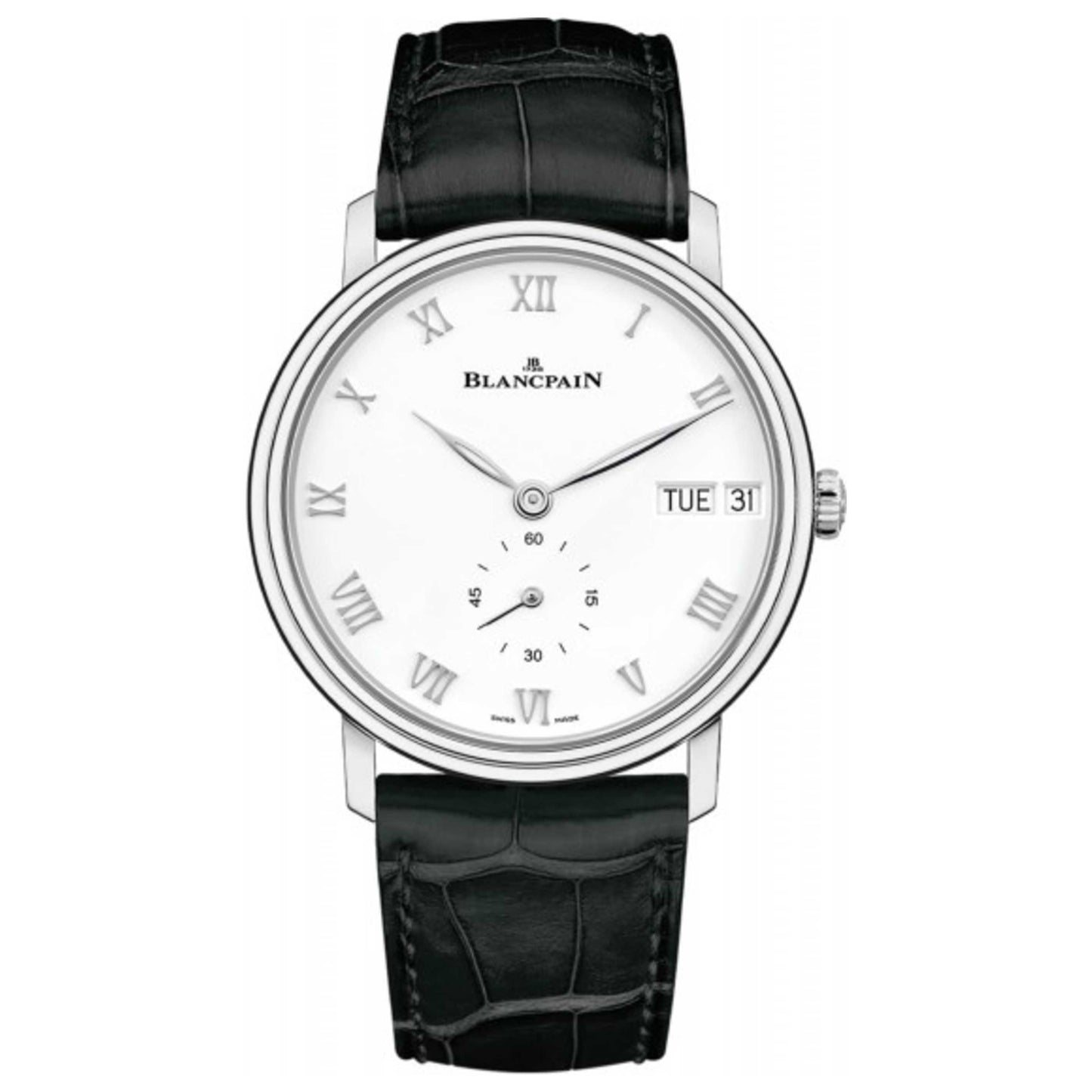 Front view of Blancpain Villeret Men's Automatic Watch 6652-1127-55B
