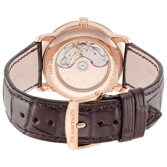 Back view of Blancpain Villaret Quantieme Complet Men's Automatic Watch 6654-3613-55B