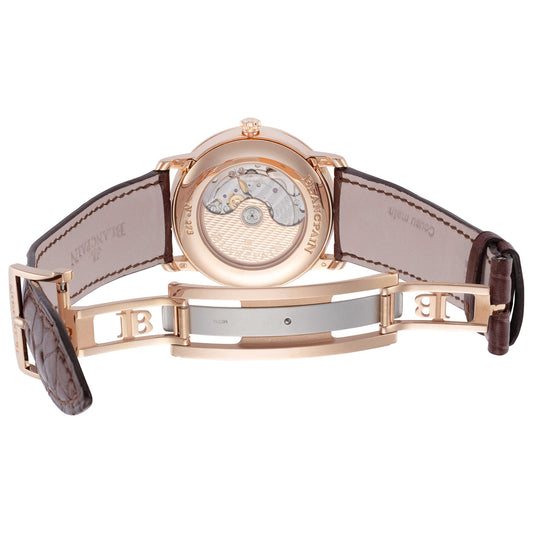 Back view of Blancpain Villeret Quantieme Annual Men's Automatic Watch 6670-3642-55B