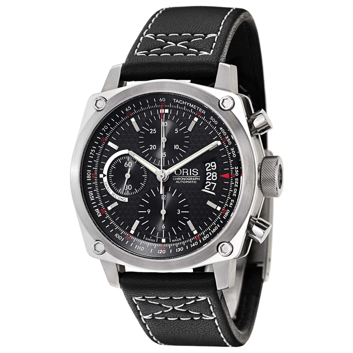 Front view of Oris BC4 Men's Automatic Watch 674-7616-4154-LS