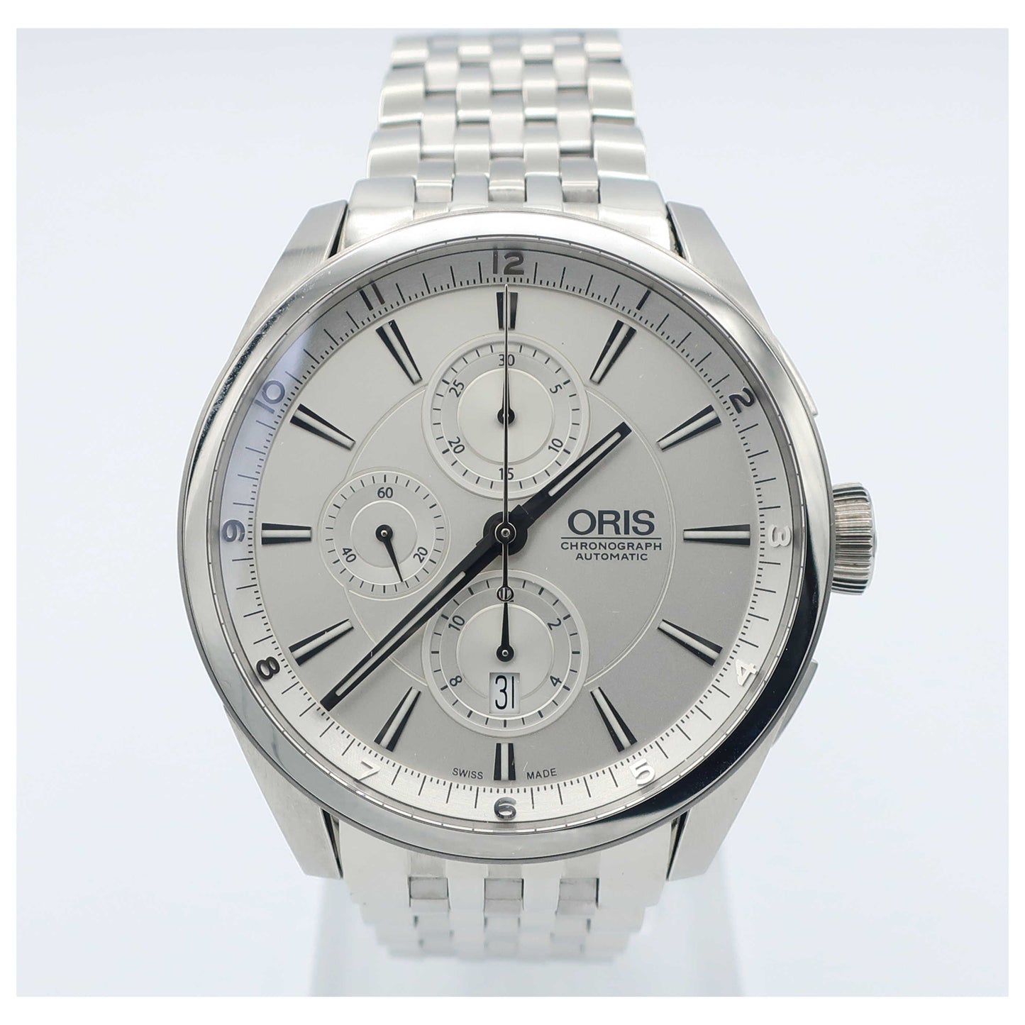 Front view of Oris Artix Men's Automatic Watch 674-7644-4051-MB-SD