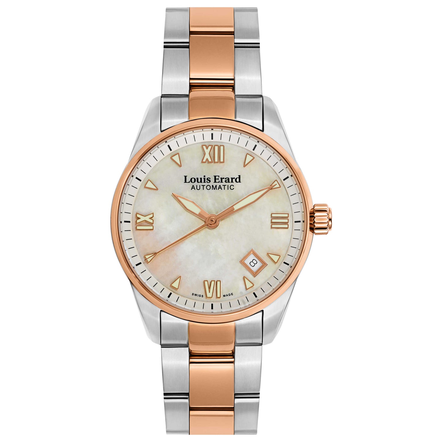 Front view of Louis Erard Heritage Unisex Automatic Watch 69103AB24-BMA33