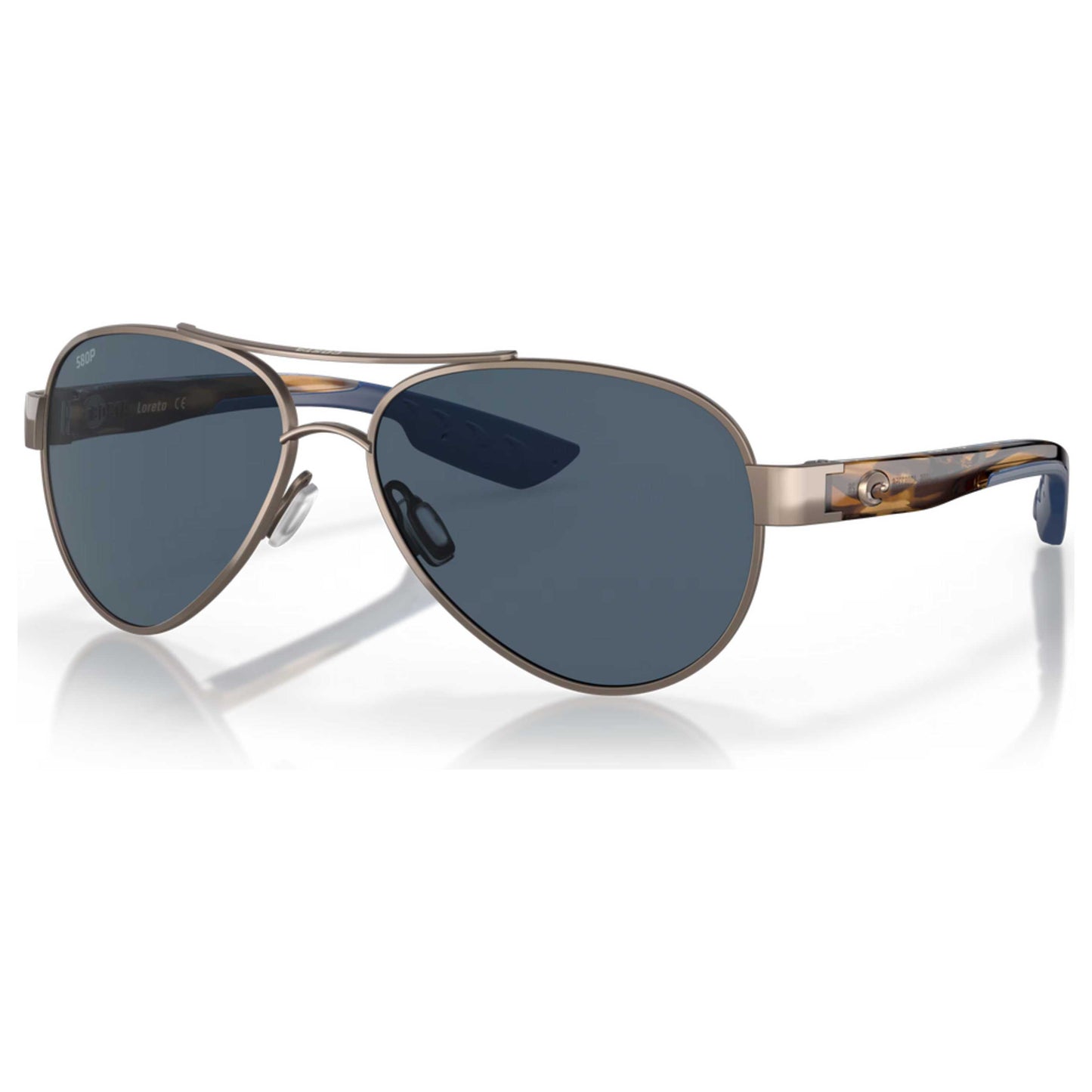 Front view of Costa del Mar Loreto Women's Sunglasses 6S4006-400633-56