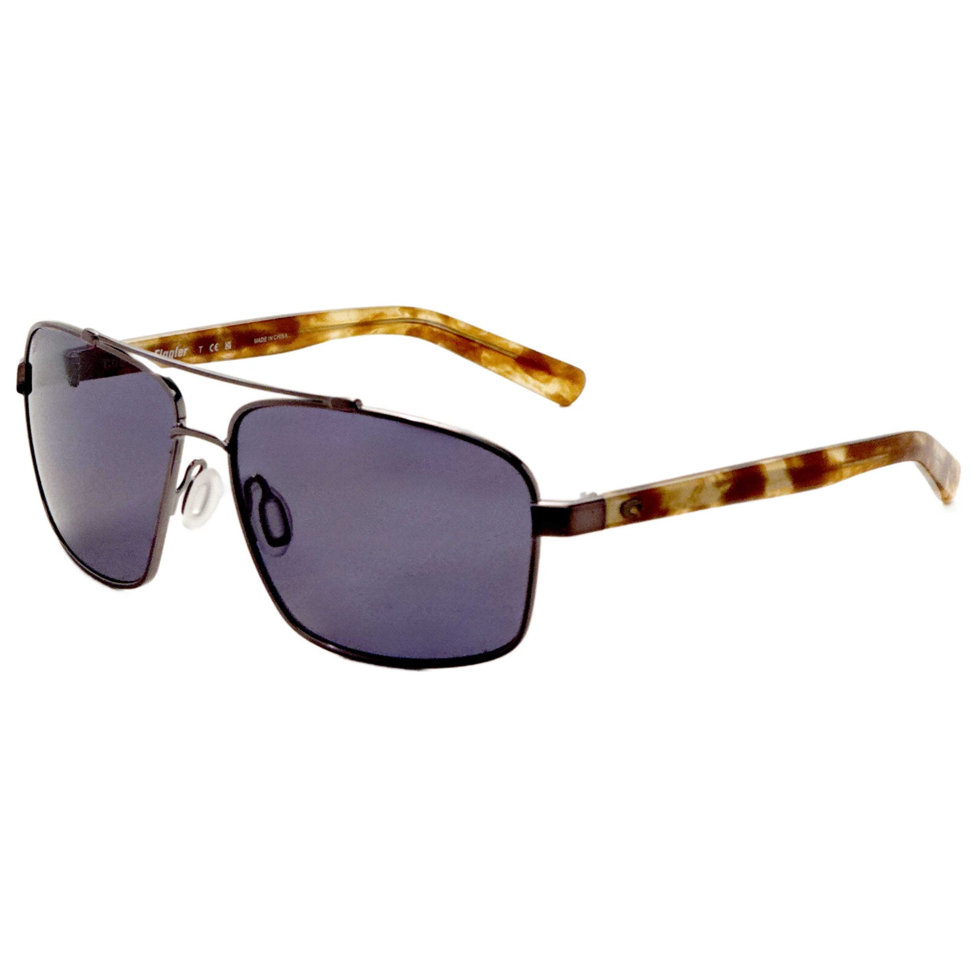 Front view of Costa del Mar Flagler Men's Sunglasses 6S4009-400903-62