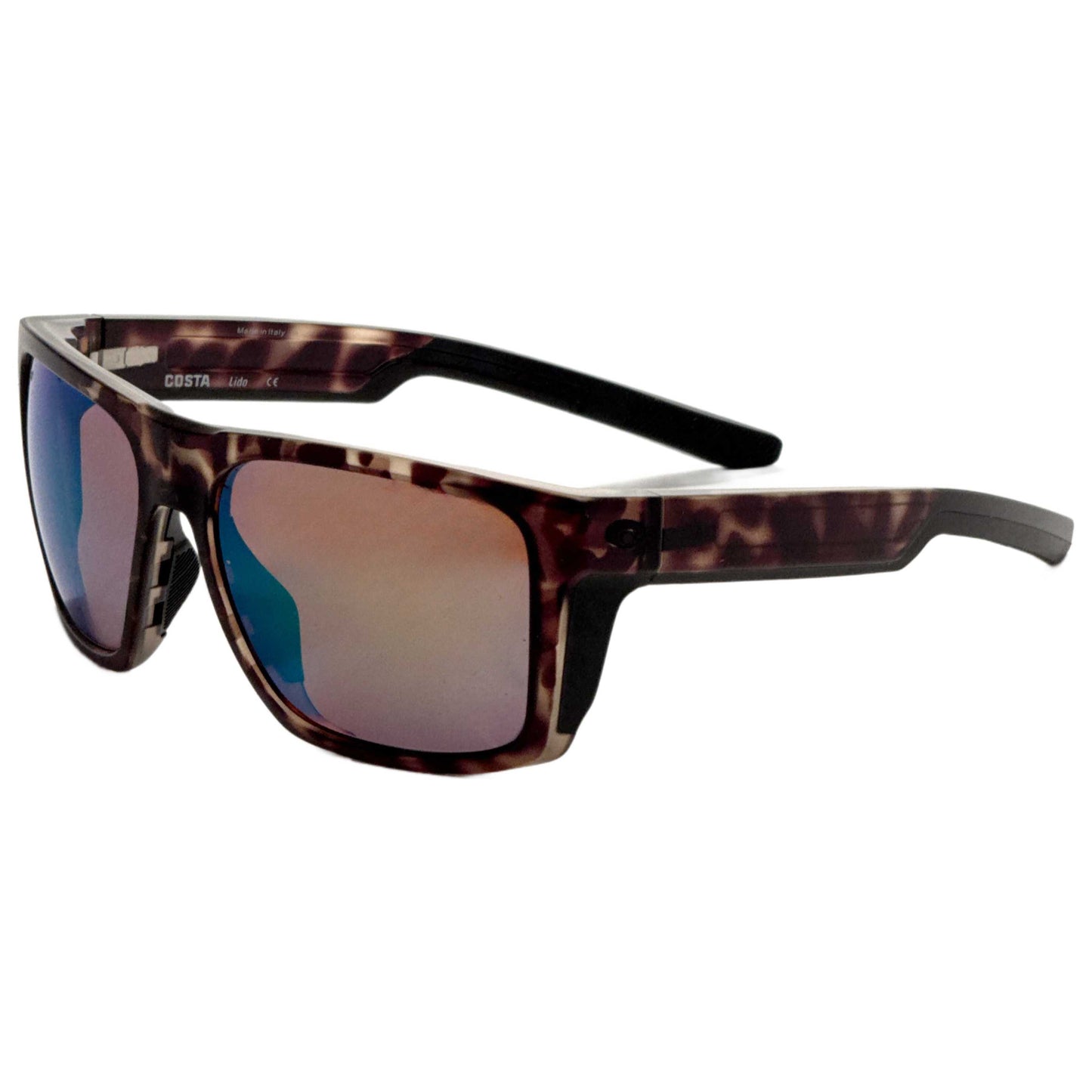 Front view of Costa del Mar Lido Men's Sunglasses 6S9104-910407-57