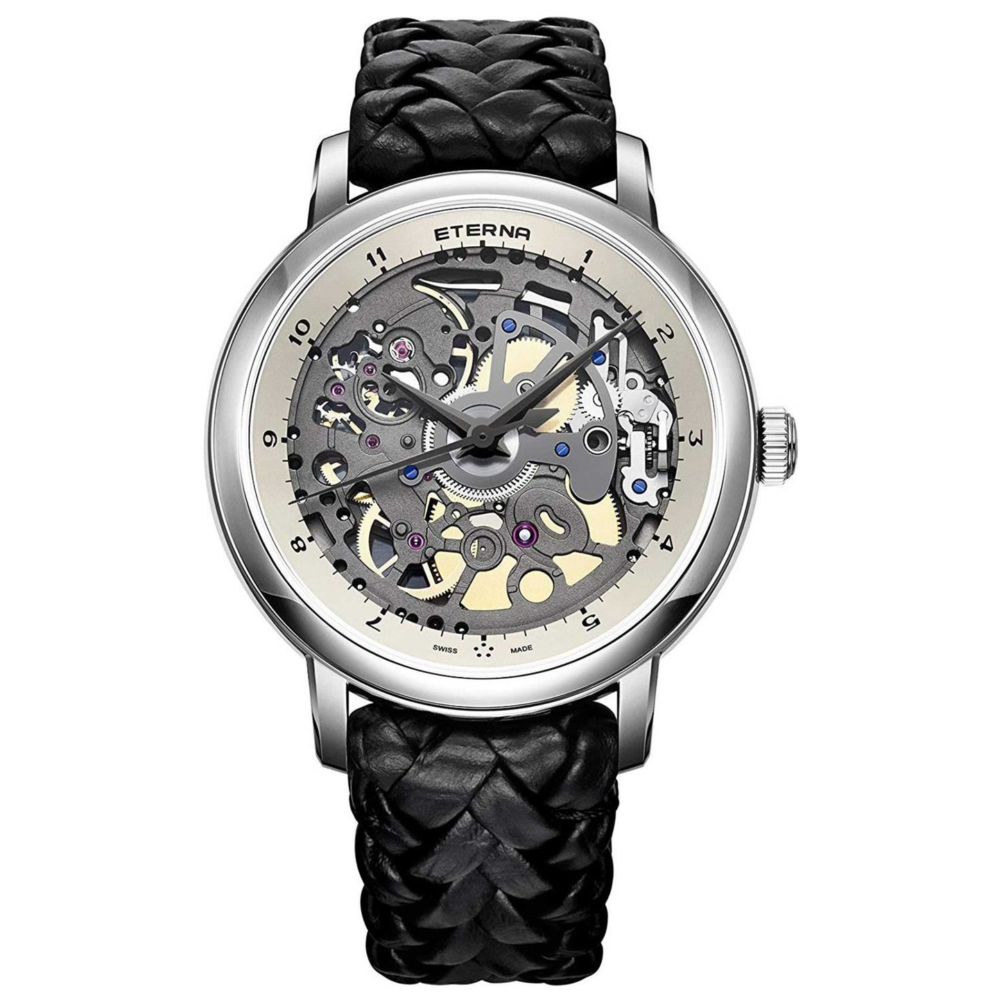 Front view of Eterna Skeleton Men's Automatic Watch 7000-41-14-1409