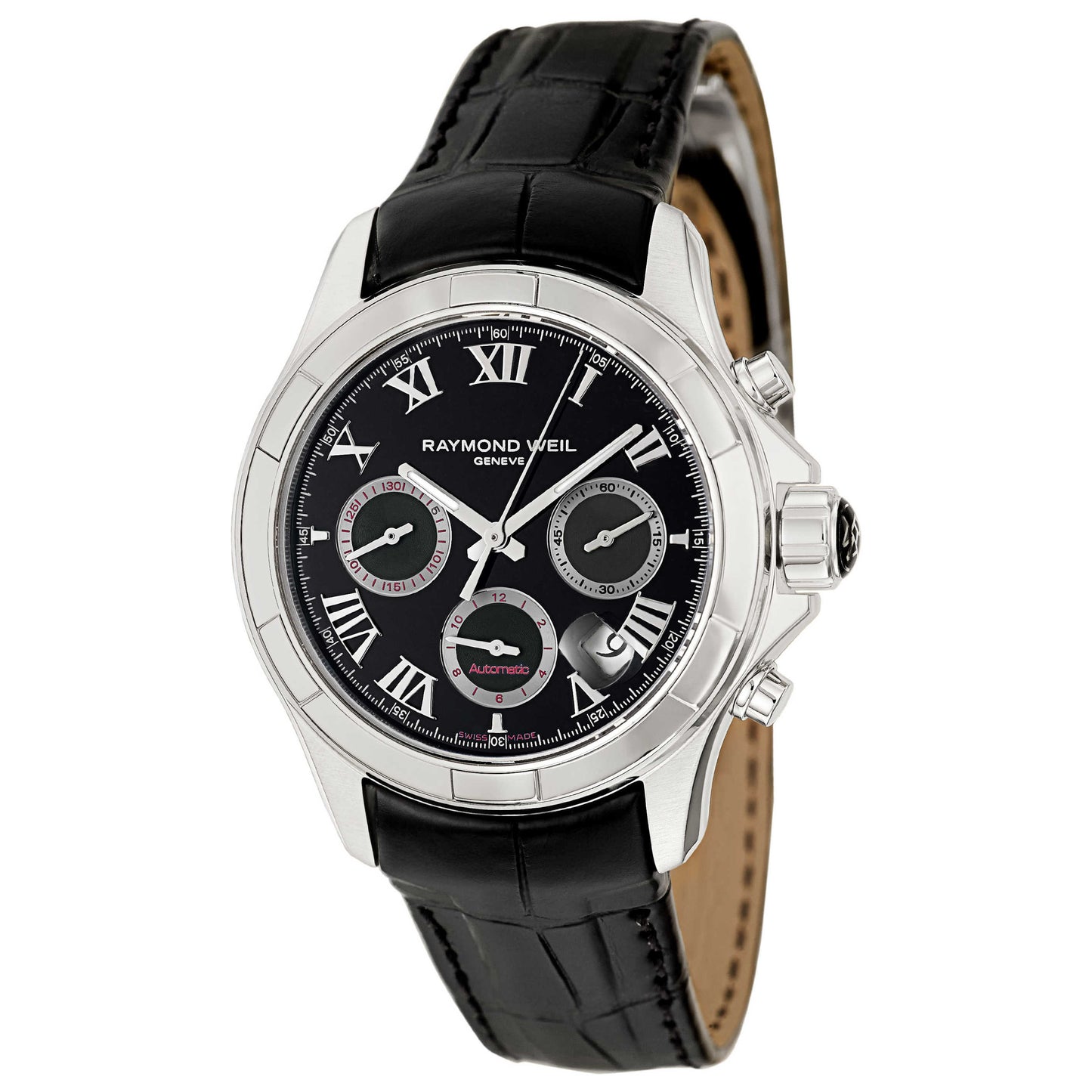 Front view of Raymond Weil Parsifal Men's Automatic Watch 7260-STC-00208