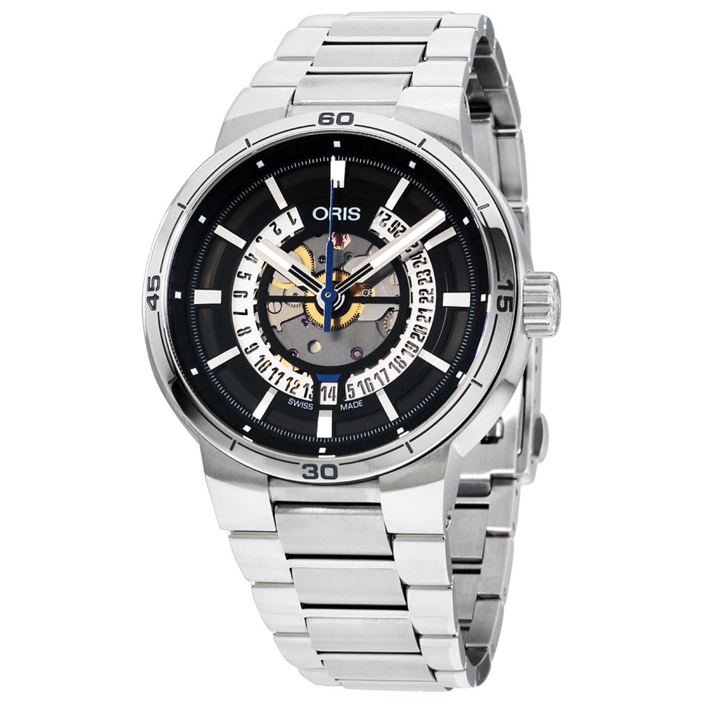 Front view of Oris TT1 Men's Automatic Watch 73377524124MB