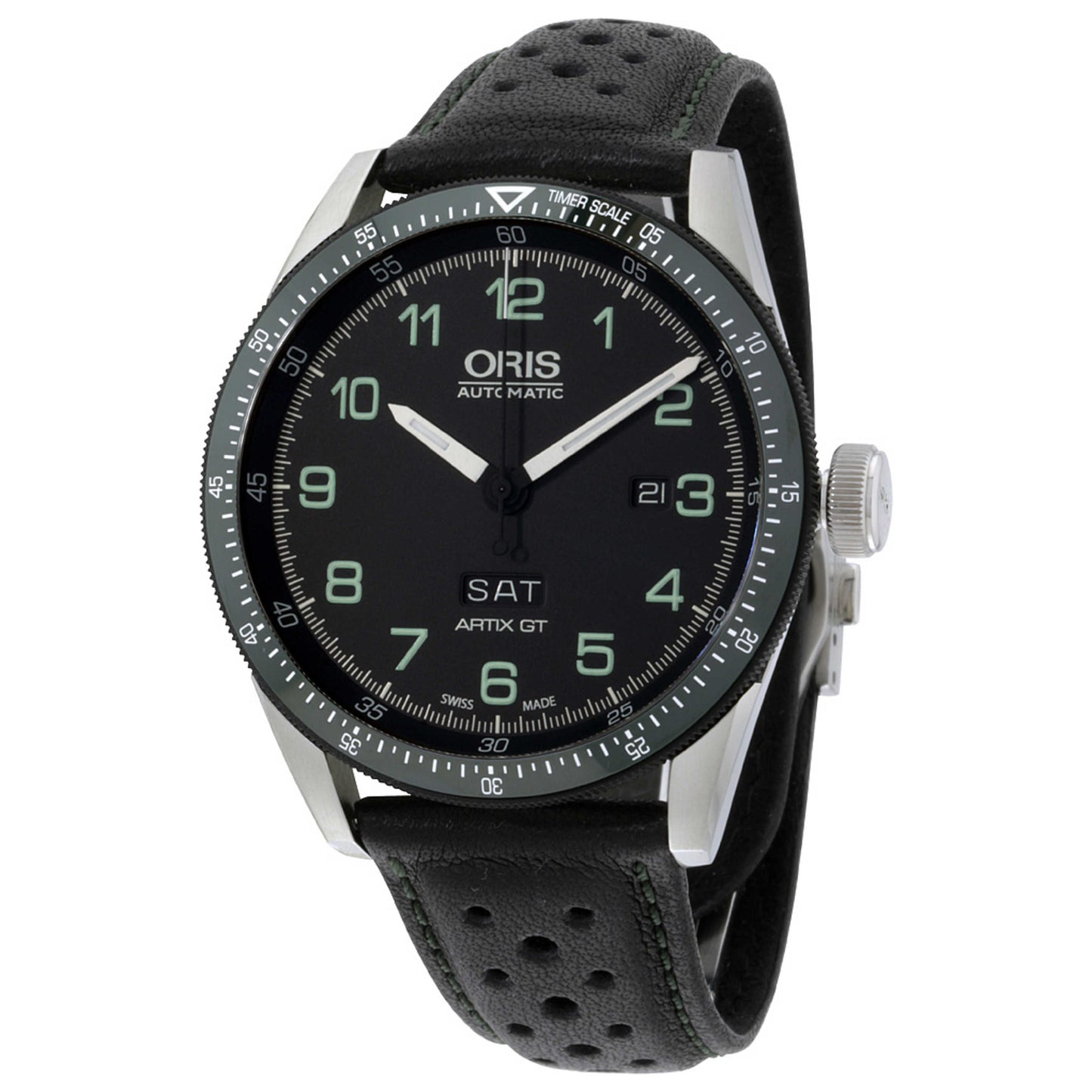 Front view of Oris Calobra Men's Automatic Watch 73577064494LS