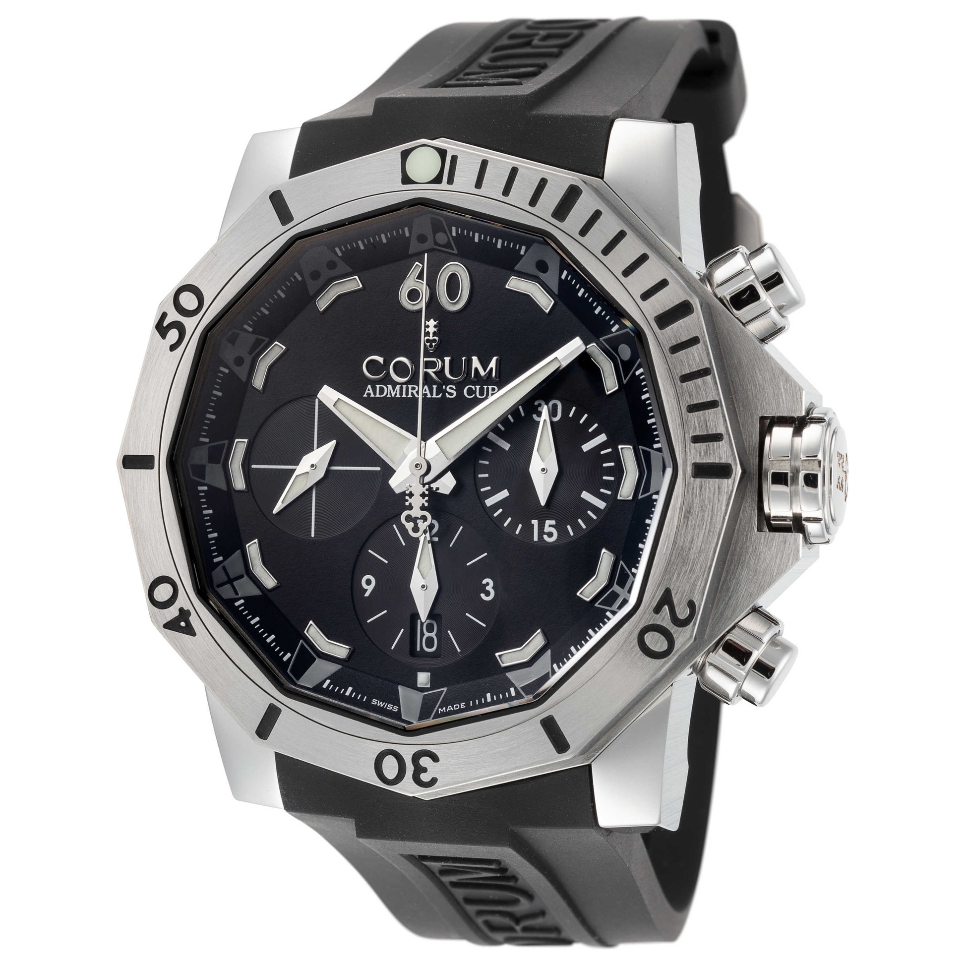 Front view of Corum Admiral Cup Men's Automatic Watch 753-451-04-0371-AN22