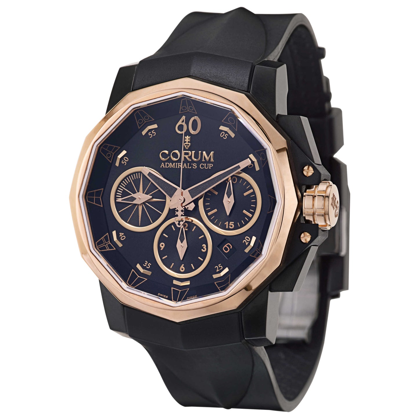 Front view of Corum Admiral's Cup Men's Automatic Watch 753-691-93-F371-AN32