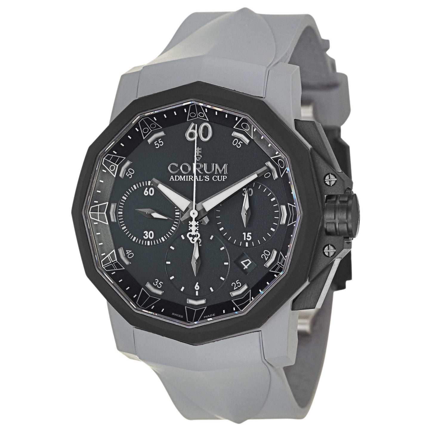 Front view of Corum Admiral's Cup Men's Automatic Watch 753-819-02-F389-AN21