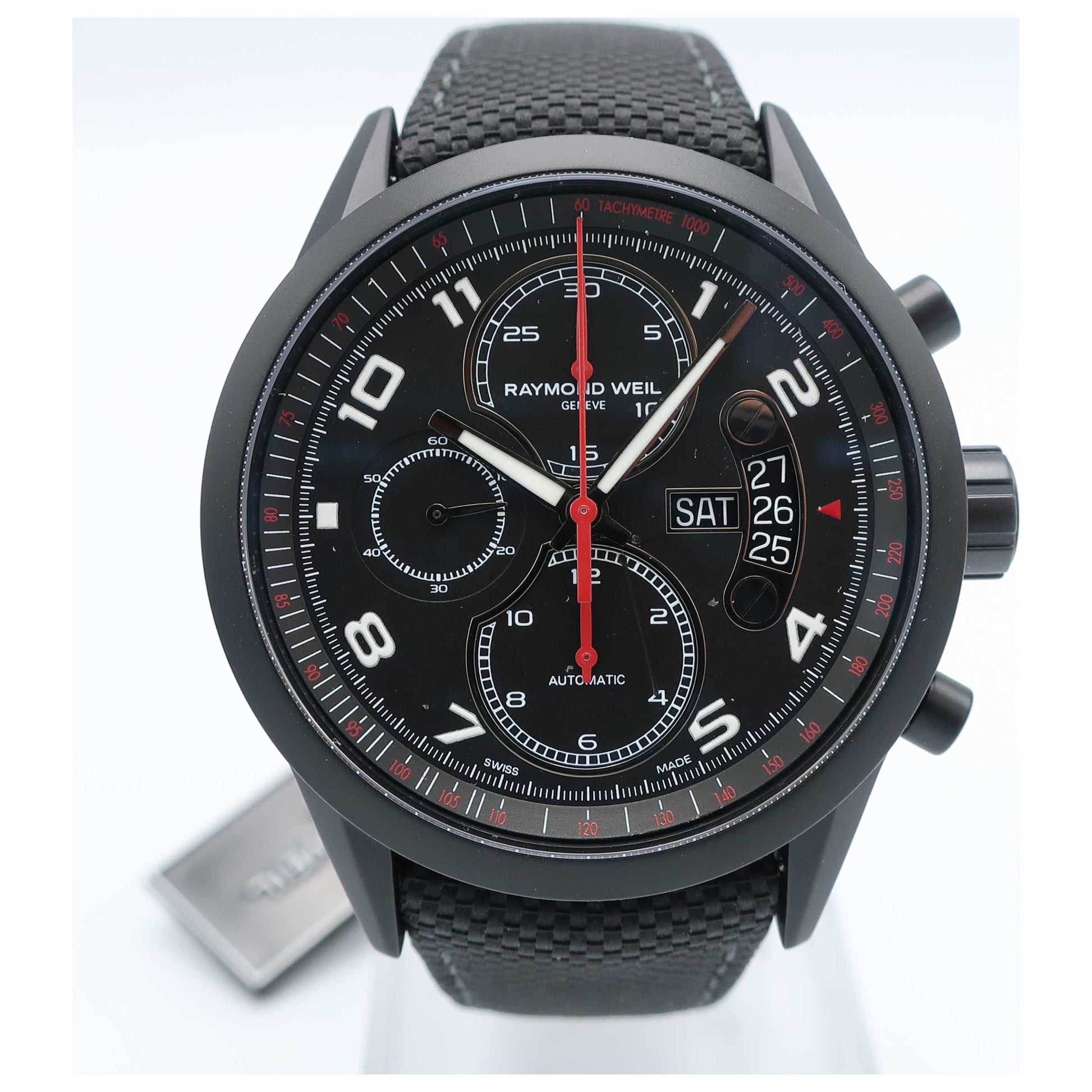 Front view of Raymond Weil Freelancer Men's Automatic Watch 7730-BK-05207-SD