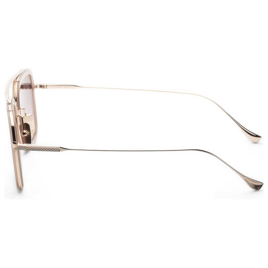 Left view of Dita Flight Women's Sunglasses 7806-U-GLD-PNK-52