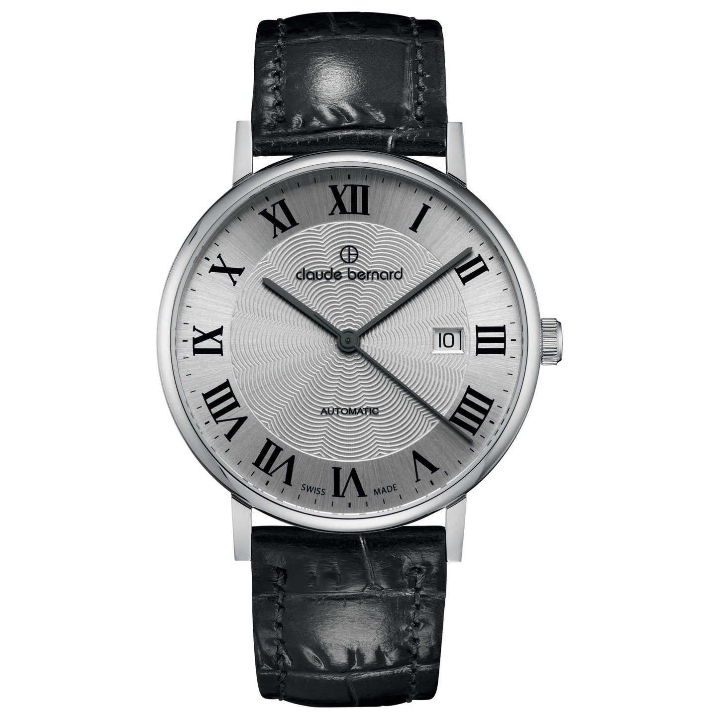 Front view of Claude Bernard Classic Unisex Automatic Watch 80102-3-AR