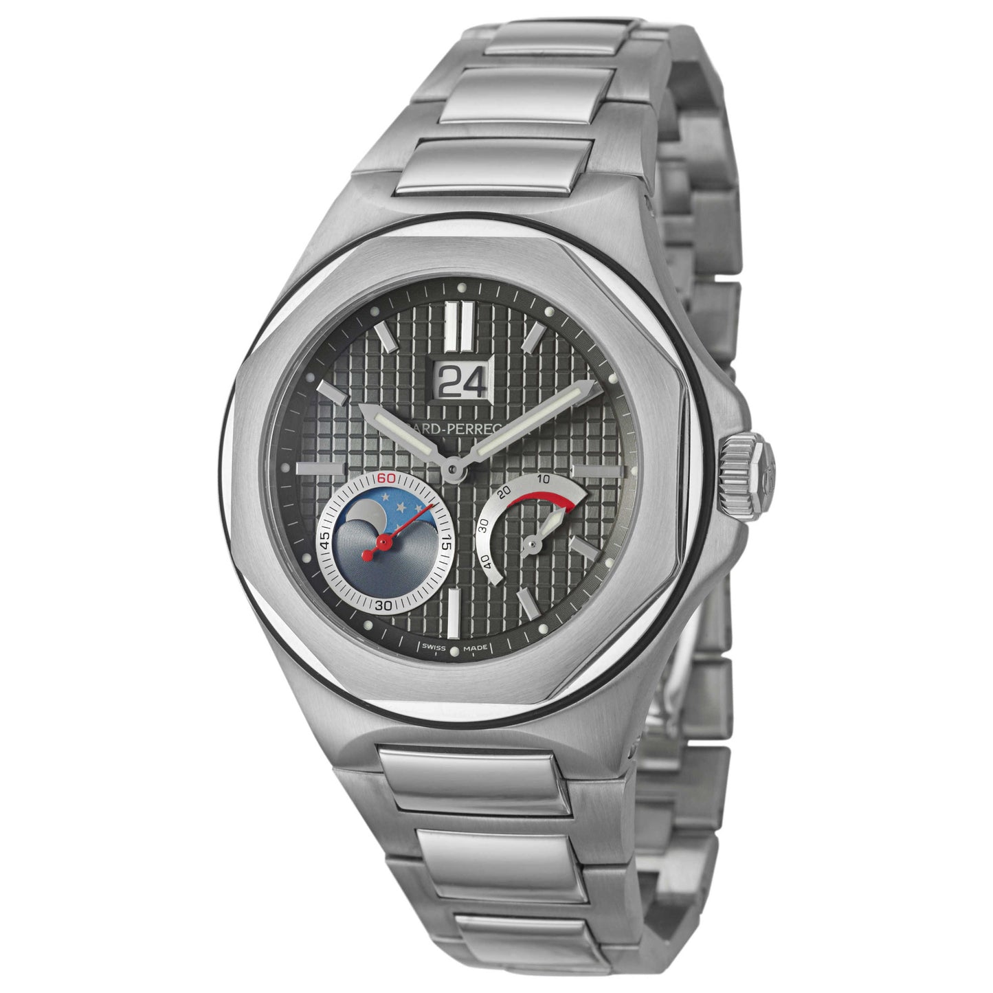 Front view of Girard-Perregaux Laureato Men's Automatic Watch 80185-11-231-11A