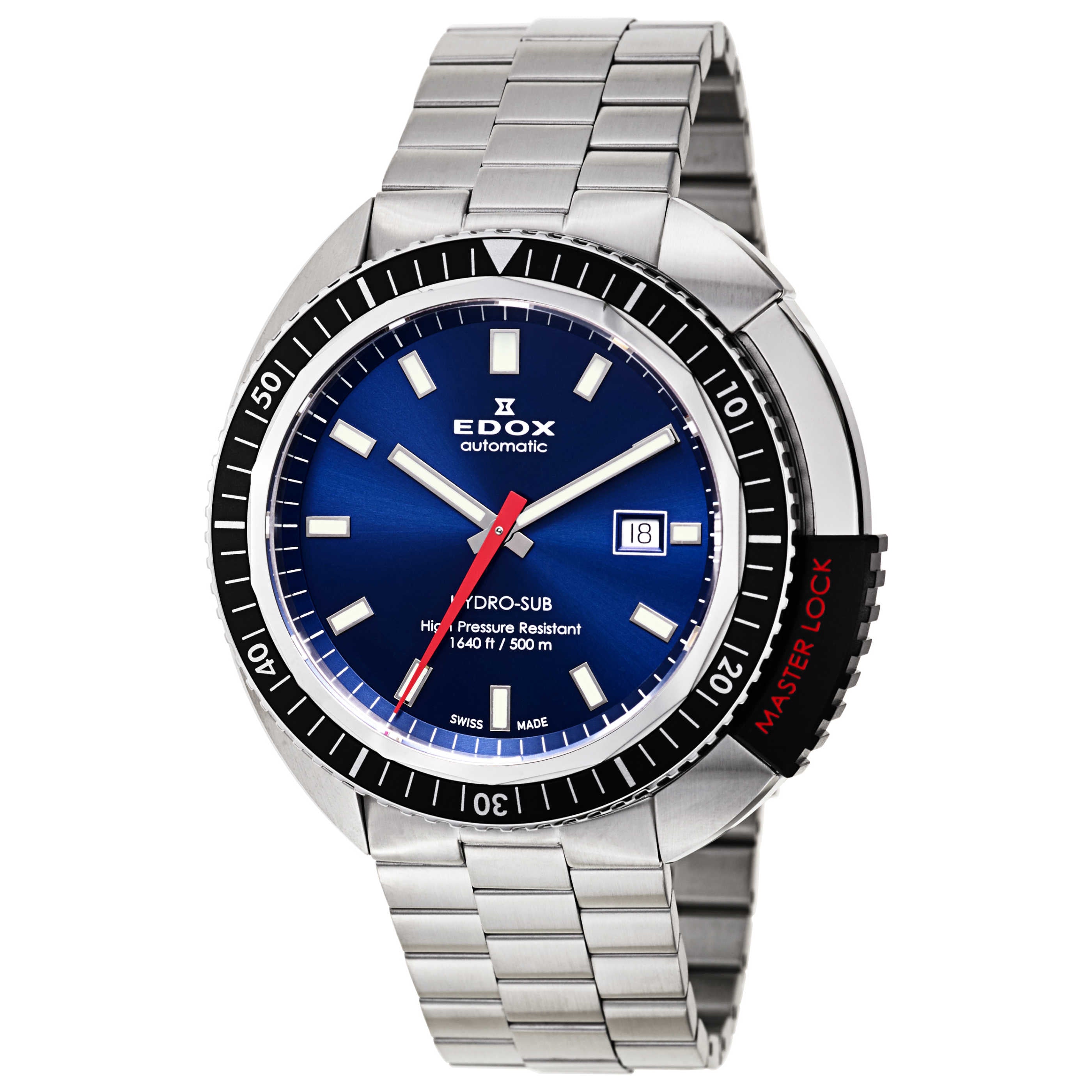 Edox Hydro-Sub Automatic Men's Watch 80301-3NM-BUIN – Ashford.com