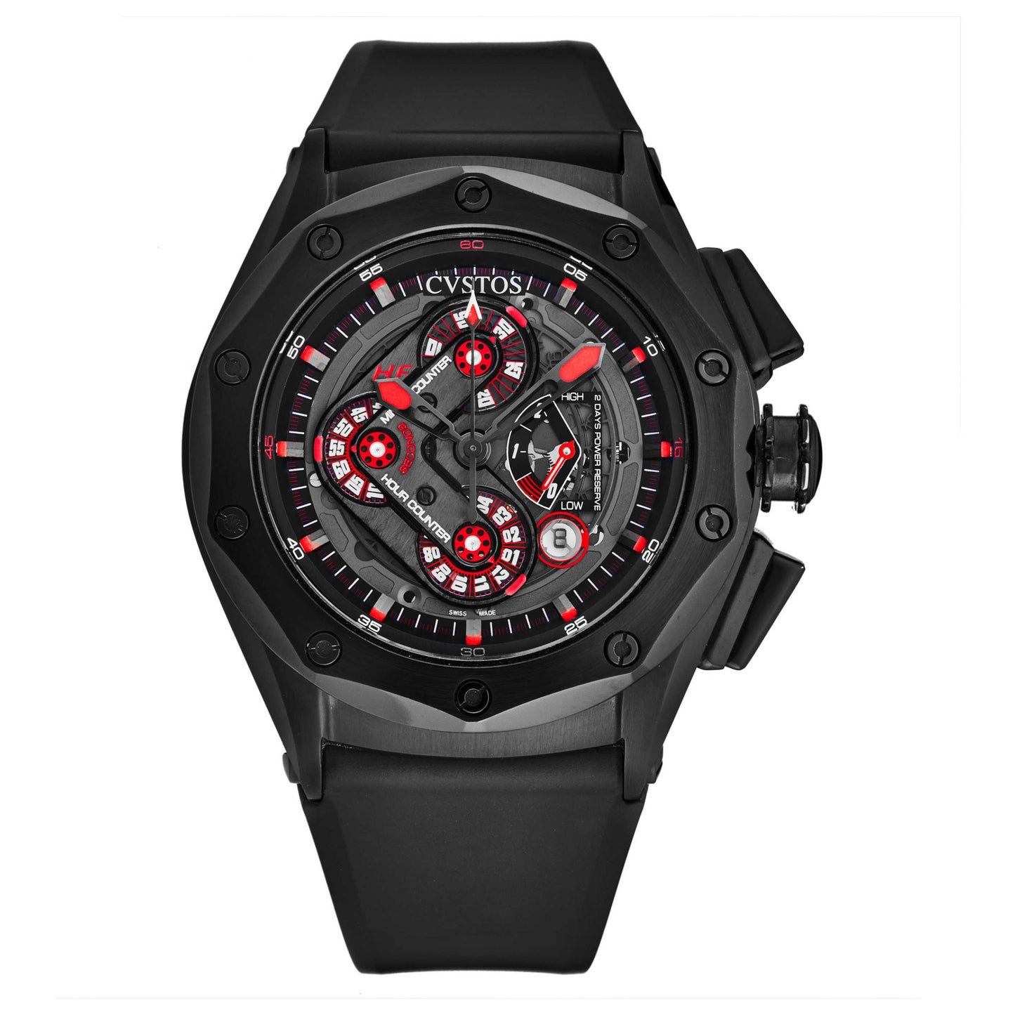 Front view of Cvstos ChalengeR 50 Men's Automatic Watch 8037CHR50HFAN01