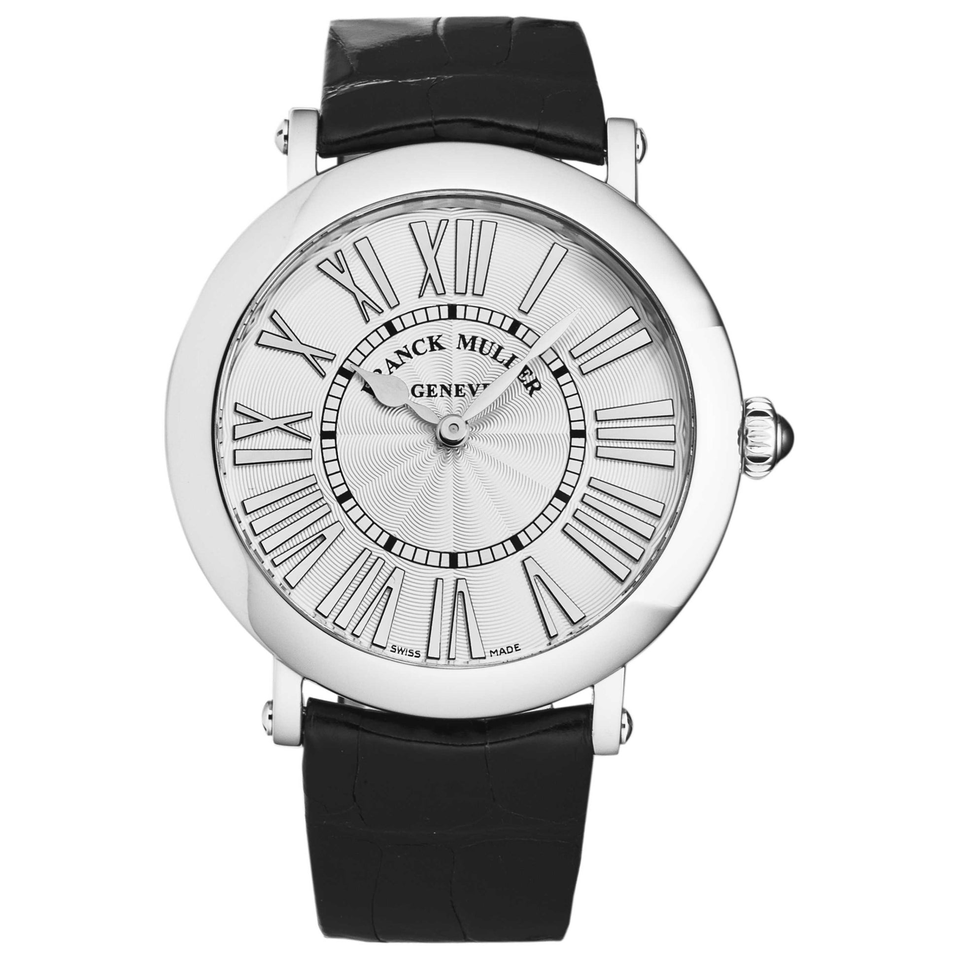 Front view of Franck Muller Round Women's Quartz Watch 8038QZRELRACSIL