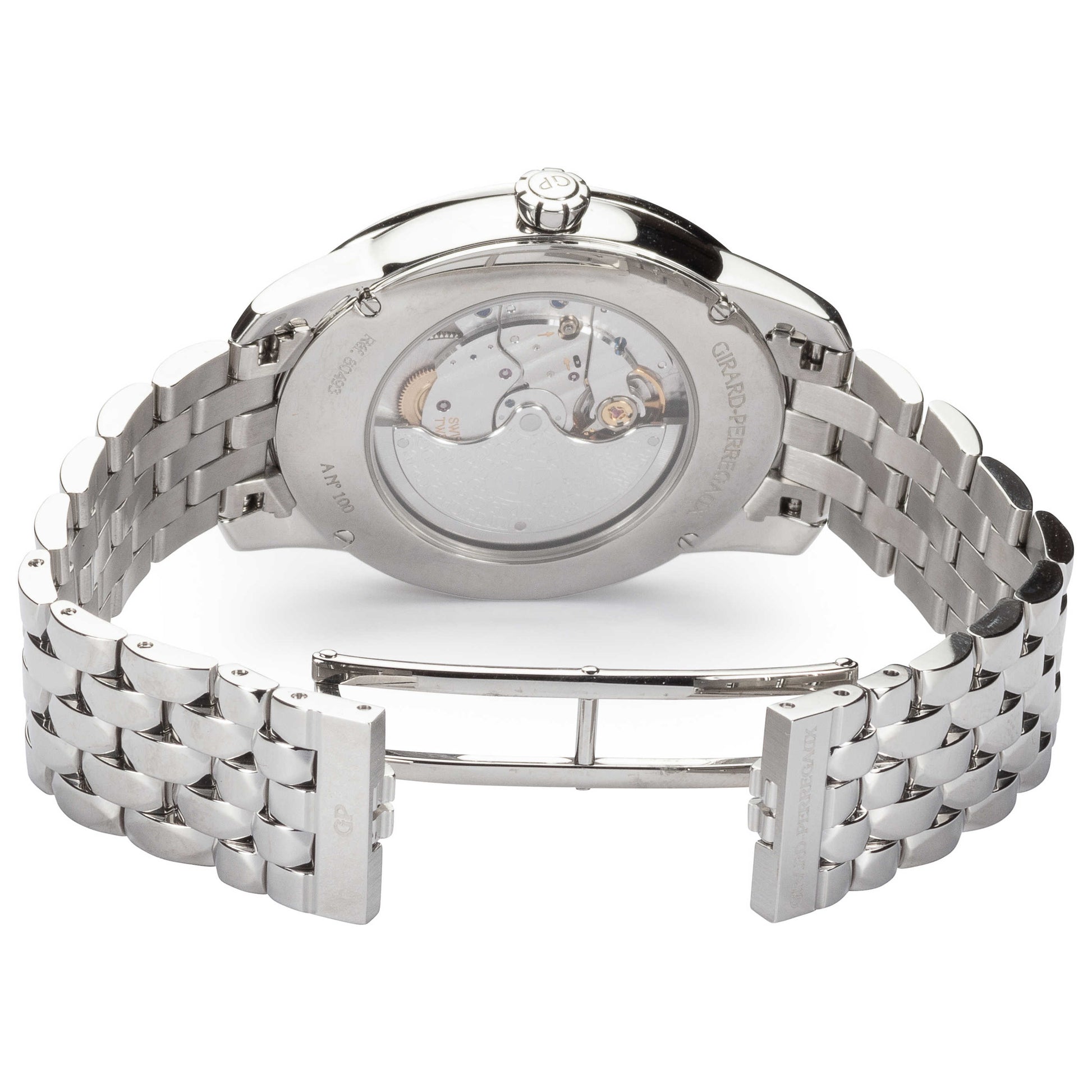 Back view of Girard-Perregaux Cat's Eye Women's Automatic Watch 80493D11A161-11A