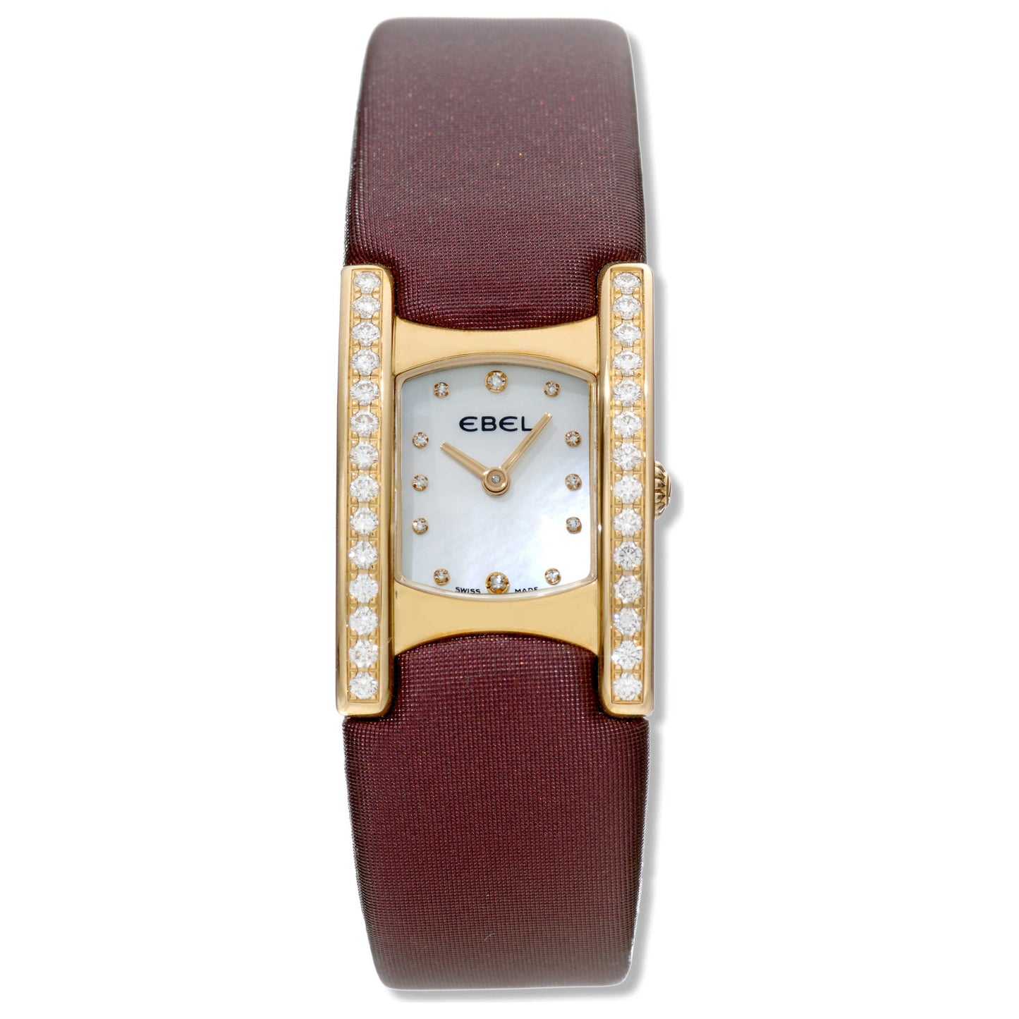 Front view of Ebel Beluga Manchette Women's Swiss Quartz (Battery-Powered) Watch 8057A28-1991035303
