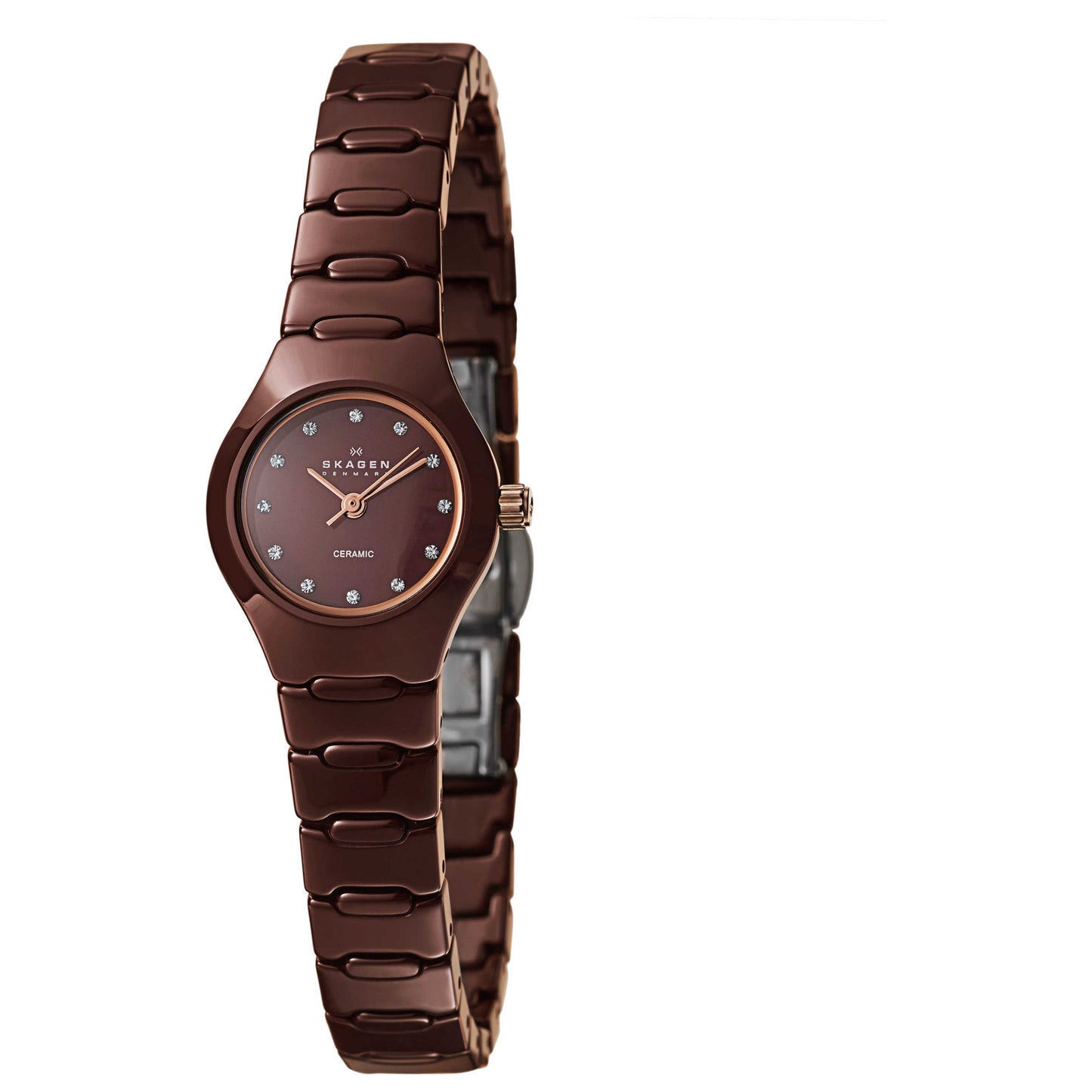 Front view of Skagen Ceramic Women's Japanese Quartz (Battery-Powered) Watch 816XSDXC1